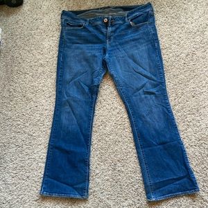 AE bootcut slim jeans!